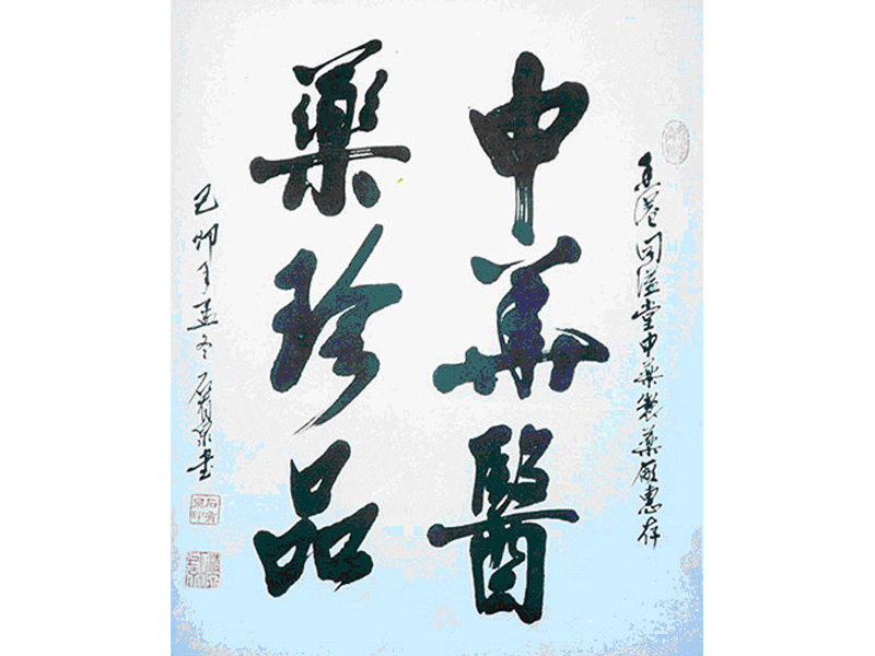 当代书法名家石有泉--题字